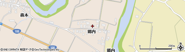 秋田県由利本荘市矢島町元町郷内12周辺の地図
