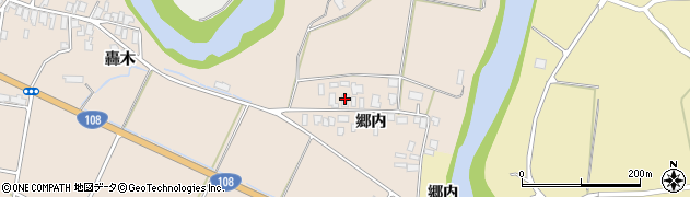 秋田県由利本荘市矢島町元町郷内10周辺の地図