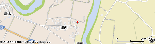 秋田県由利本荘市矢島町元町郷内16周辺の地図