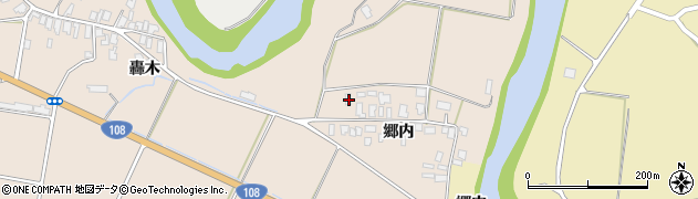秋田県由利本荘市矢島町元町郷内9周辺の地図