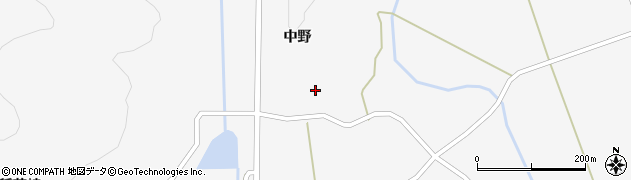 岩手県奥州市江刺玉里中野周辺の地図