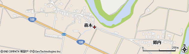 秋田県由利本荘市矢島町元町轟木182周辺の地図