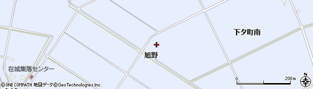 秋田県横手市増田町亀田（旭野）周辺の地図