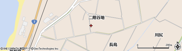 秋田県にかほ市象潟町二階谷地7周辺の地図