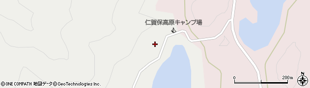 秋田県にかほ市伊勢居地太郎台林周辺の地図
