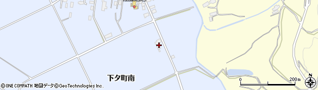 秋田県横手市増田町亀田（下タ町南）周辺の地図