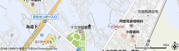 秋田県横手市十文字町西上周辺の地図
