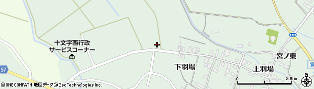 秋田県横手市十文字町植田（一ト市）周辺の地図
