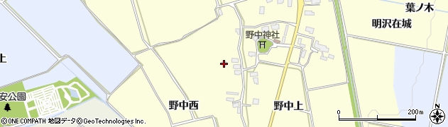 秋田県横手市平鹿町醍醐野中西34周辺の地図