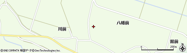 秋田県横手市十文字町睦合川前48周辺の地図