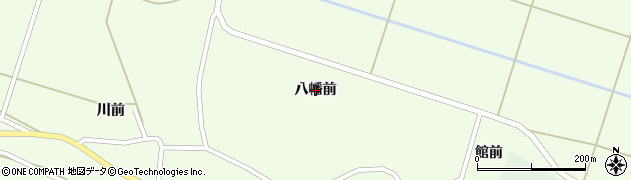 秋田県横手市十文字町睦合（八幡前）周辺の地図