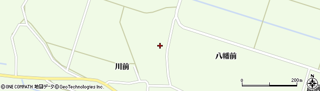 秋田県横手市十文字町睦合川前134周辺の地図