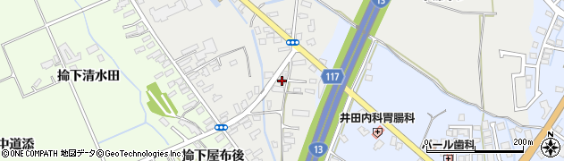 秋田県横手市十文字町十五野新田増田道東153周辺の地図