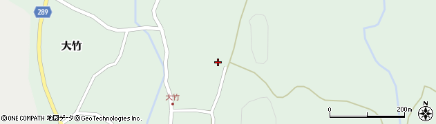 秋田県にかほ市大竹前谷地183周辺の地図