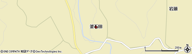 秋田県羽後町（雄勝郡）軽井沢（落合）周辺の地図