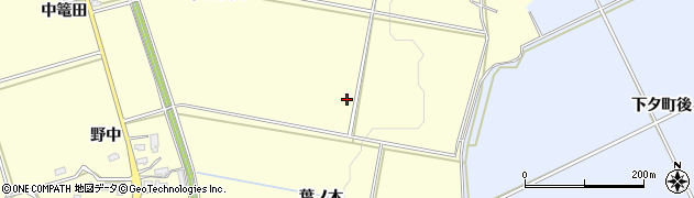 秋田県横手市平鹿町醍醐（葉ノ木）周辺の地図