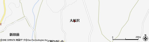 岩手県奥州市江刺玉里（大松沢）周辺の地図