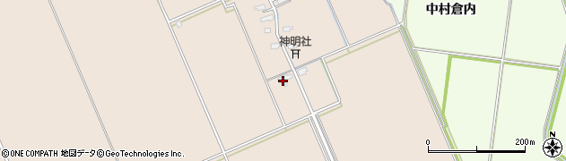 秋田県横手市十文字町鼎（村尻）周辺の地図
