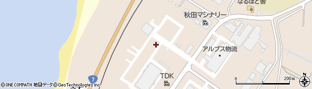 秋田県にかほ市象潟町（立石）周辺の地図