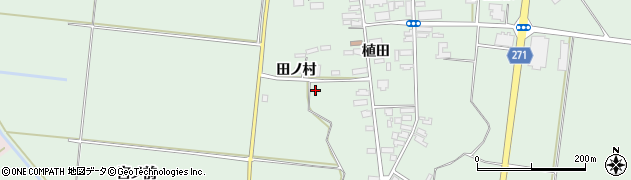 秋田県横手市十文字町植田植田175周辺の地図
