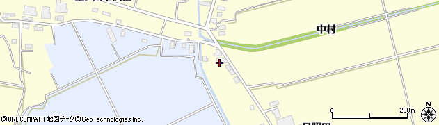 秋田県横手市平鹿町醍醐（中村）周辺の地図