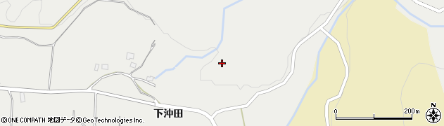 秋田県由利本荘市矢島町新荘新荘周辺の地図