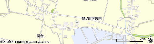 秋田県横手市平鹿町醍醐釜ノ川西228周辺の地図