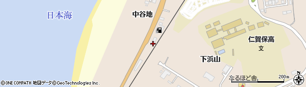秋田県にかほ市象潟町下浜山7周辺の地図