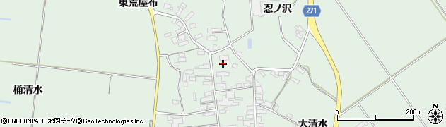 秋田県横手市十文字町植田植田109周辺の地図