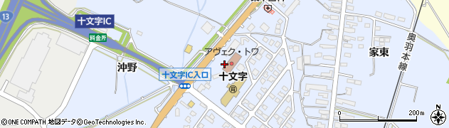 秋田県横手市十文字町梨木羽場下周辺の地図
