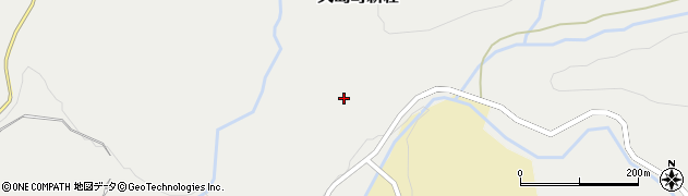 秋田県由利本荘市矢島町新荘（有道坂）周辺の地図