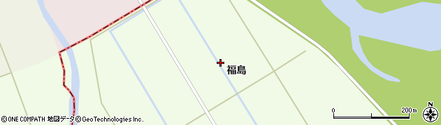 秋田県横手市十文字町睦合（福島）周辺の地図