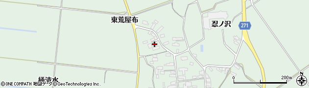 秋田県横手市十文字町植田植田82周辺の地図