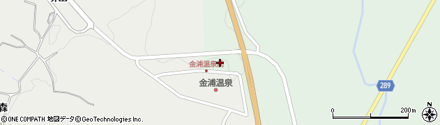 秋田県にかほ市大竹境田周辺の地図