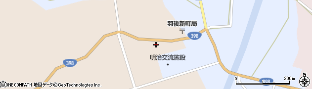 秋田県雄勝郡羽後町堀内二本杉69周辺の地図