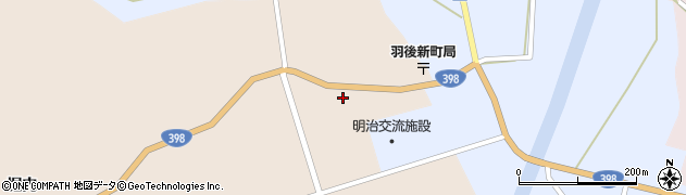 秋田県雄勝郡羽後町堀内二本杉70周辺の地図