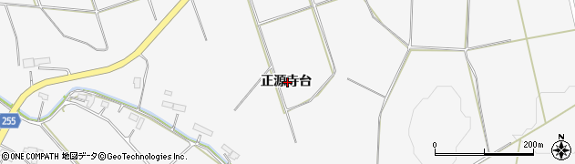 岩手県奥州市江刺稲瀬正源寺台周辺の地図