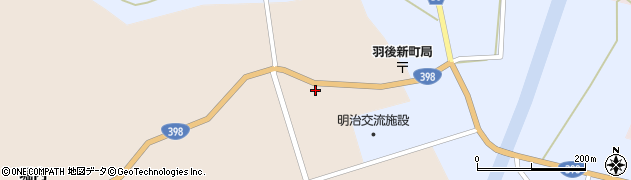 秋田県雄勝郡羽後町堀内二本杉74周辺の地図
