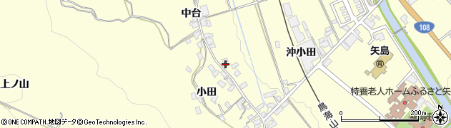 秋田県由利本荘市矢島町城内沖小田31周辺の地図