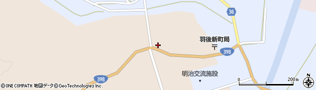 秋田県雄勝郡羽後町堀内二本杉87周辺の地図