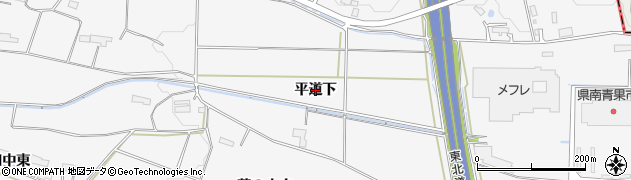 岩手県金ケ崎町（胆沢郡）六原（平道下）周辺の地図