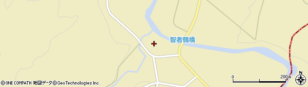 秋田県由利本荘市東由利黒渕（沢口）周辺の地図