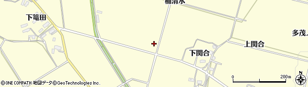 秋田県横手市平鹿町醍醐桶清水周辺の地図