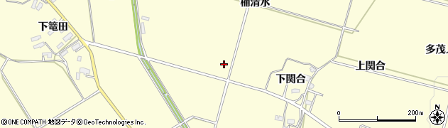 秋田県横手市平鹿町醍醐（桶清水）周辺の地図