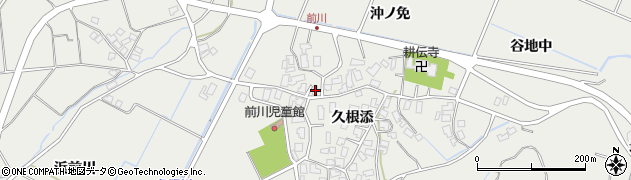 秋田県にかほ市前川久根添37周辺の地図
