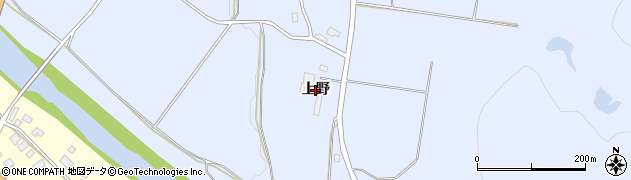 秋田県由利本荘市矢島町立石（上野）周辺の地図