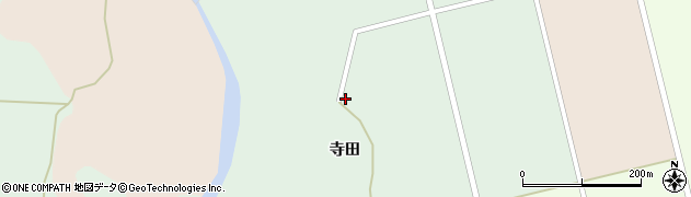 秋田県にかほ市寺田宇津野79周辺の地図