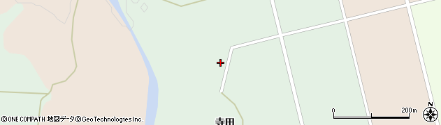 秋田県にかほ市寺田寺田6周辺の地図