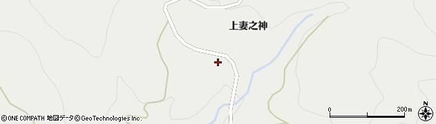 秋田県由利本荘市矢島町新荘鍋倉周辺の地図