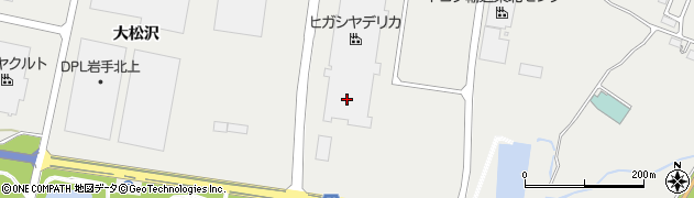 株式会社ヒガシヤ・デリカ　岩手工場周辺の地図